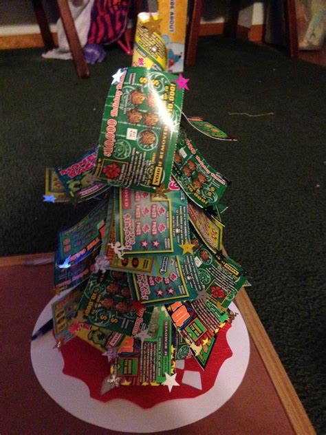 How to make a lottery ticket Christmas tree – .